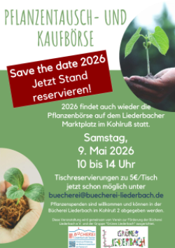 Pflanzentausch- und Kaufbörse 2026