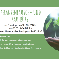 Pflanzentausch- und Kaufbörse 2025